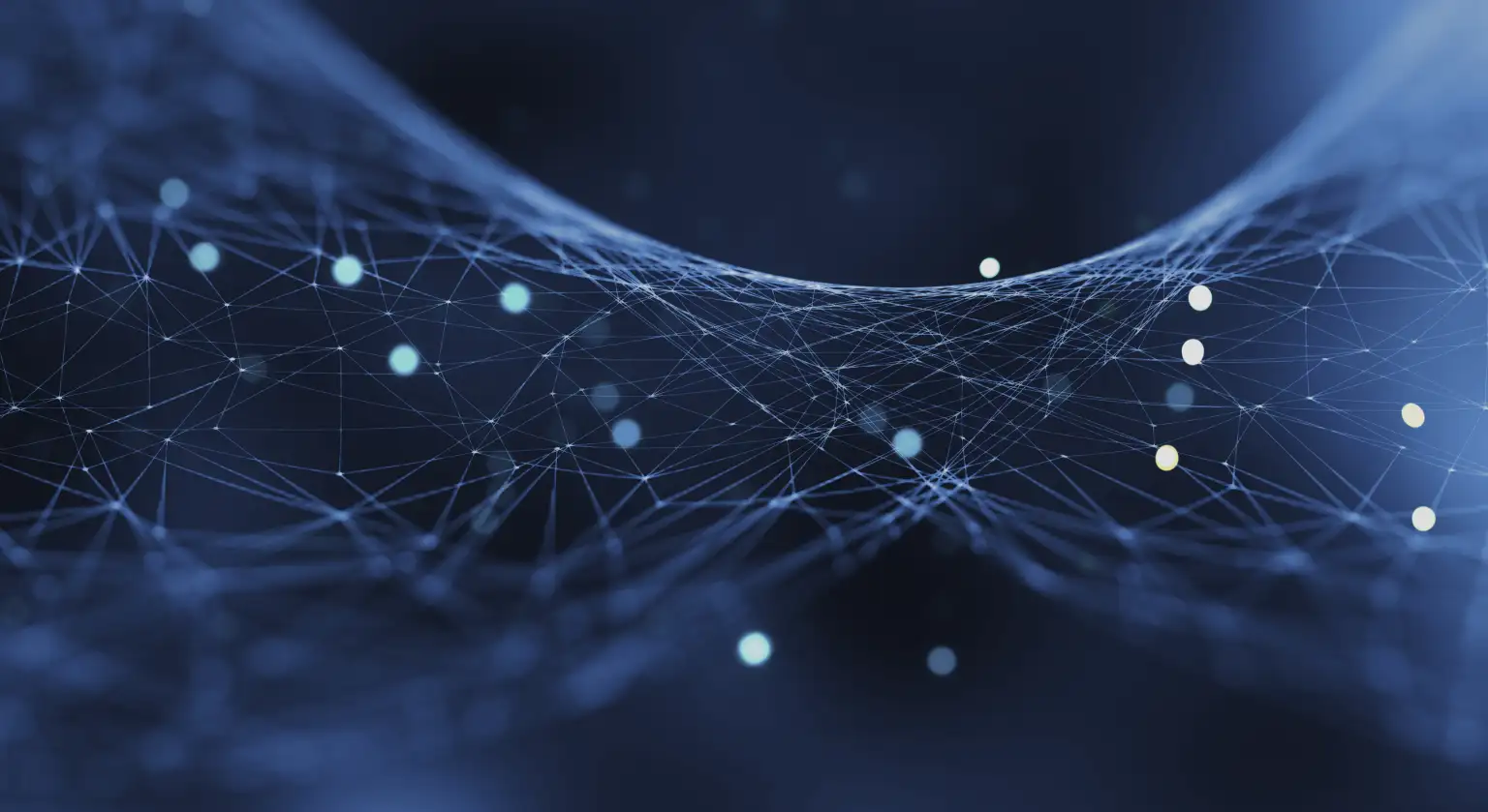 Abstract low-poly network background graphic